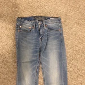 American Eagle Mens Light Wash Skinny Jeans